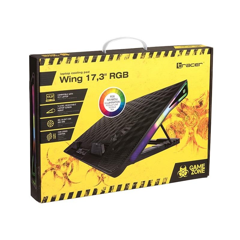 Podstawka chłodząca Tracer GAMEZONE Wing 17,3" RGB | PartsPC.pl
