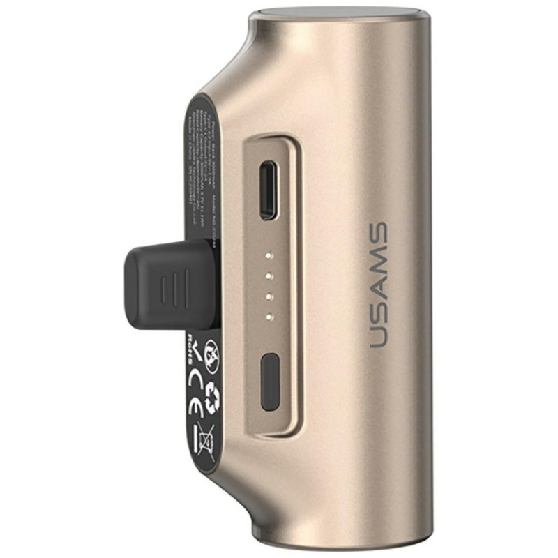 Powerbank Usams PB79 3000mAh 1xUSB-C Mini Tail Plug beżowy… | PartsPC.pl