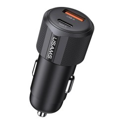 Ładowarka samochodowa Usams CC283 60W USB-A + USB-C PD Fast … | PartsPC.pl