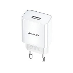 Ładowarka sieciowa Usams T18 2,1A 1xUSB- bez kabla - biała… | PartsPC.pl