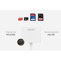 Unitek Y-9321 USB 3.0 czytnik kart SD/microSD | PartsPC.pl