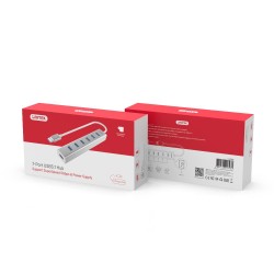 Hub USB Unitek Y-3090 7x USB 3.0 z zasilaczem | PartsPC.pl