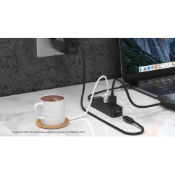HUB USB-C Unitek H1117B 4xUSB-A 3.1, aktywny, 10W | PartsPC.pl