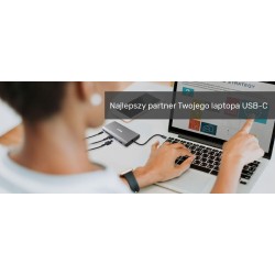 Hub USB-C Unitek D1019B 3.1 8w1, Power Delivery 100W | PartsPC.pl