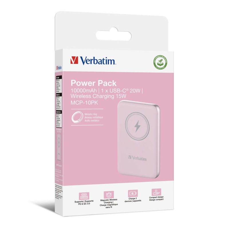 Powerbank Verbatim Charge 'n' Go Magnetic Wireless 10000mAh … | PartsPC.pl