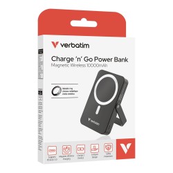 Powerbank Verbatim Charge 'n' Go Magnetic Wireless with Stan… | PartsPC.pl