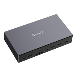 Stacja dokująca Verbatim USB-C Pro CDS-17 3xHDMI 2xDP RJ-45 … | PartsPC.pl