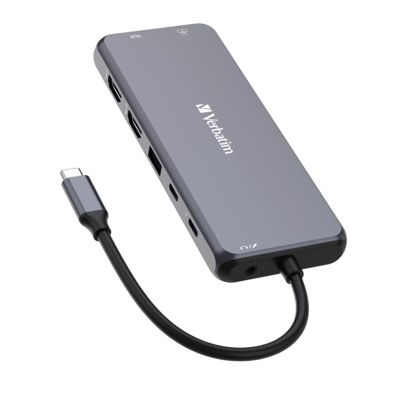 Hub USB Verbatim Multi Port CMH-14: 1x USB-C PD, 3xUSB-A 3.0… | PartsPC.pl