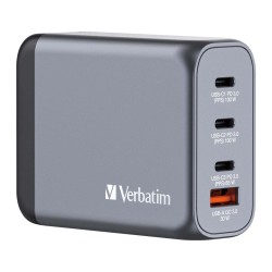 Ładowarka sieciowa Verbatim GaN GNC-100 3xUSB-C PD (2x100W+6… | PartsPC.pl