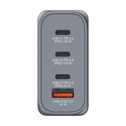 Ładowarka sieciowa Verbatim GaN GNC-100 3xUSB-C PD (2x100W+6… | PartsPC.pl