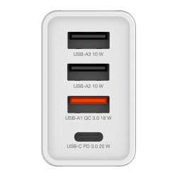 Ładowarka sieciowa Verbatim 1xUSB-C PD 20W 1xUSB-A QC 3.0 2x… | PartsPC.pl