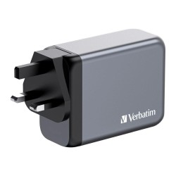 Ładowarka sieciowa Verbatim GaN GNC-200 3xUSB-C PD (2x100W+6… | PartsPC.pl