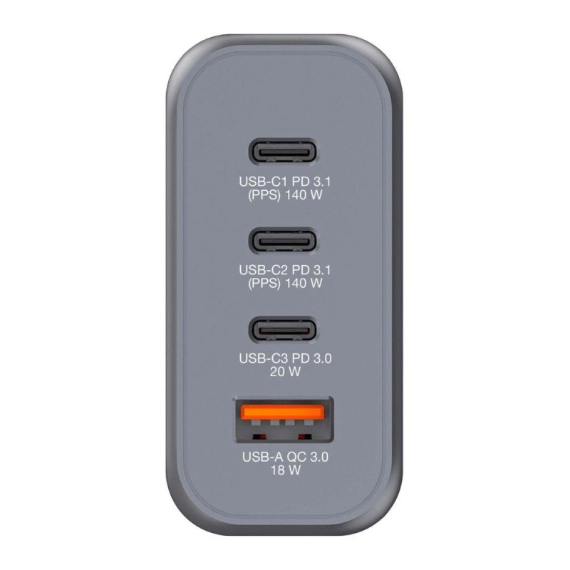 Ładowarka sieciowa Verbatim GaN GNC-140 3xUSB-C PD (2x140W+2… | PartsPC.pl