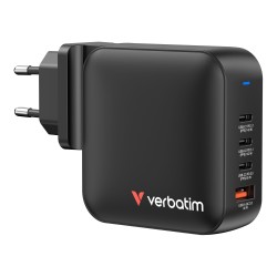 Ładowarka ścienna Verbatim Mini GaN 165W 3xUSB-C PD 1xUSB-A … | PartsPC.pl