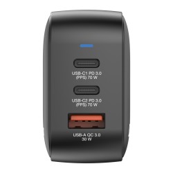 Ładowarka sieciowa Verbatim Mini GaN 70W 2xUSB-C PD 1xUSB-A … | PartsPC.pl