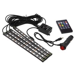 Taśma LED RGB Vakoss LA-D302 do podświetlenia wnętrza auta… | PartsPC.pl