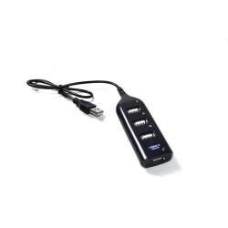 Hub USB VAKOSS TC-234UX 4xUSB 2.0 czarny | PartsPC.pl