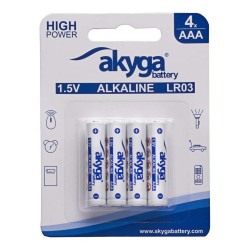 Bateria alkaliczna Akyga AAA LR03 Zn-MnO2, 1.5V/1300mAh... | PartsPC.pl