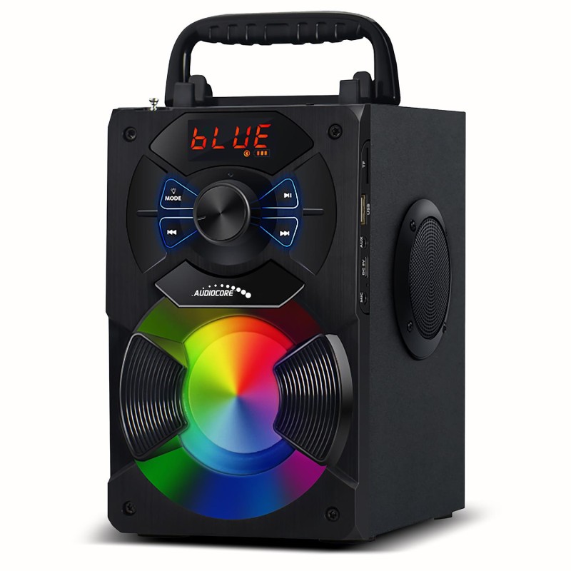 Głośnik przenośny bluetooth Audiocore AC730 radio FM, wejście kart SD/MMC,