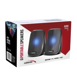 Głośniki Audiocore AC835 komputerowe 6W USB minijack czarne … | PartsPC.pl
