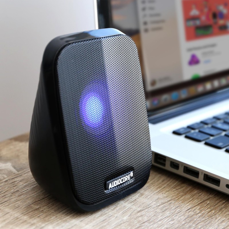 Głośniki Audiocore AC835 komputerowe 6W USB minijack czarne … | PartsPC.pl