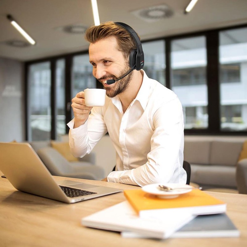 Słuchawki z mikrofonem Audiocore AC864 bluetooth call center