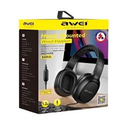 Słuchawki z mikrofonem Awei GM-6 stereo nauszne jack 3,5mm… | PartsPC.pl