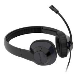 Słuchawki  z mikrofonem creative hs720 v2 przewodowe czarne