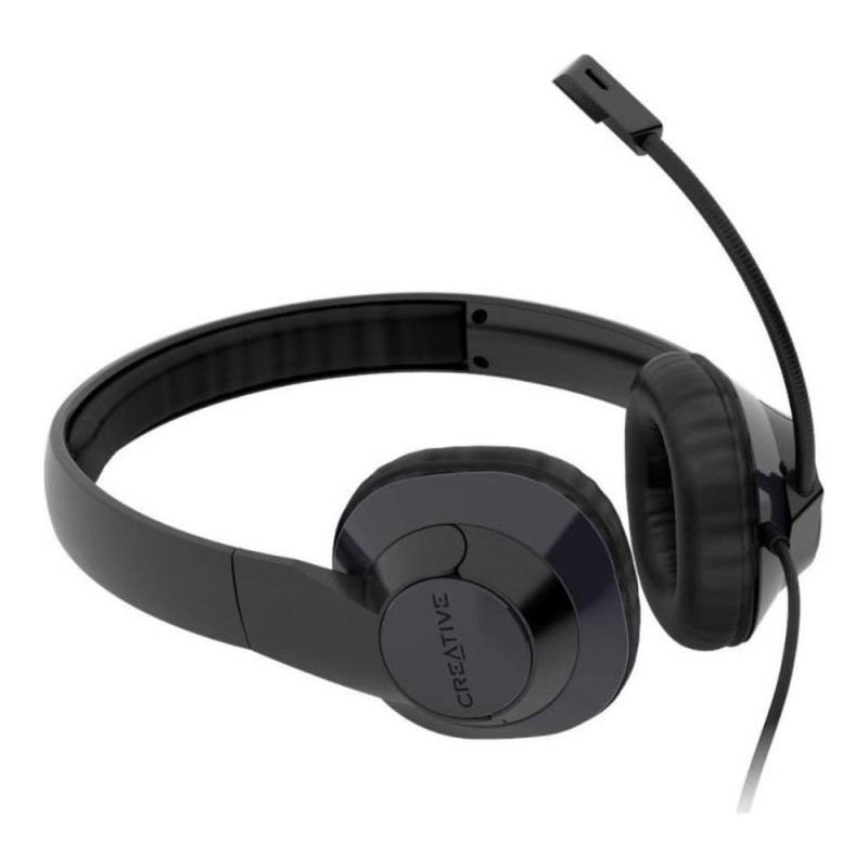 Słuchawki  z mikrofonem creative hs720 v2 przewodowe czarne