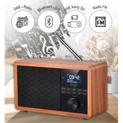 Radio Dab + Bluetooth Adler AD 1184 | PartsPC.pl