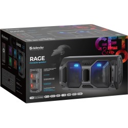 Głośnik Defender RAGE Bluetooth 50W MP3/FM/SD/USB/AUX/TWS/MI… | PartsPC.pl