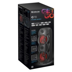 Głośnik Defender G78 Bluetooth 70W MP3/FM/SD/USB/AUX/TWS/LED… | PartsPC.pl