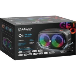 Głośnik Defender Q5 Bluetooth 20W BT/FM/TF/USB/AUX/TWS/LED/I… | PartsPC.pl