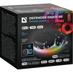 Głośnik Defender Enjoy 40 Bluetooth 7W BT/LED/TF/MP3/TWS/mag… | PartsPC.pl