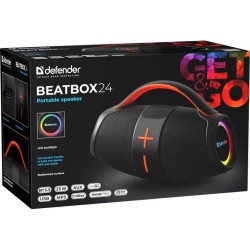 Głośnik Defender BEATBOX 24 Bluetooth 25W MP3/AUX/SD/USB/TWS… | PartsPC.pl