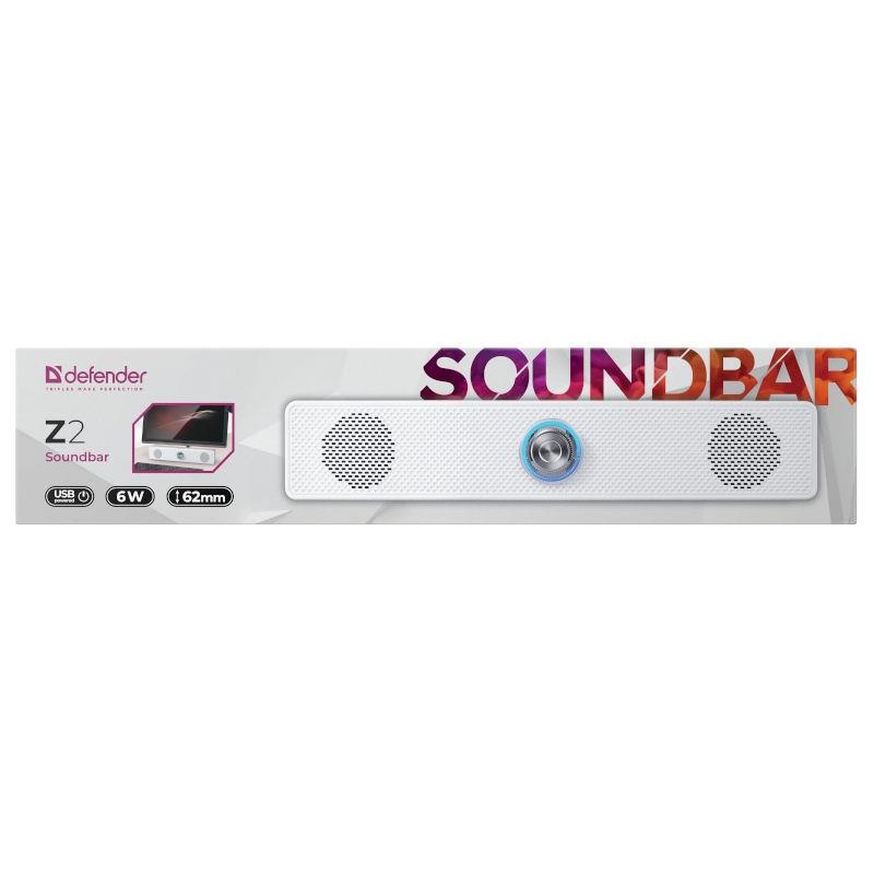 Głośnik Defender Z2 Soundbar 6W USB LED podświetlany biały… | PartsPC.pl