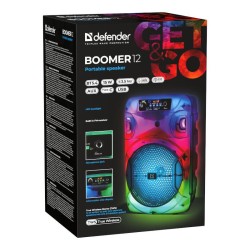 Głośnik Defender BOOMER 12 Bluetooth 15W MP3/FM/USB/AUX/TWS/… | PartsPC.pl