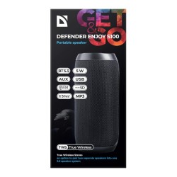 Głośnik Defender Enjoy S100 Bluetooth 5W BT/FM/TF/USB/AUX/TW… | PartsPC.pl
