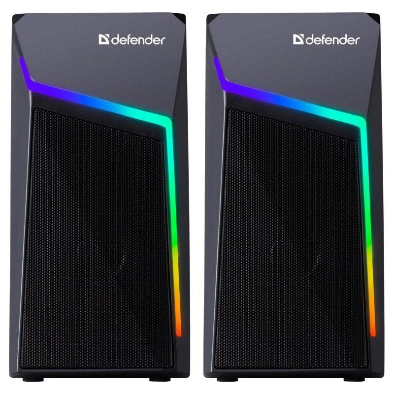 Głośniki Defender STELLAR 2.0 6W USB podświetlenie LED RGB… | PartsPC.pl