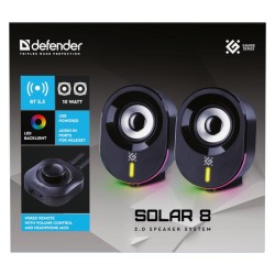 Głośniki Defender SOLAR 8 2.0 10W Bluetooth USB podświetleni… | PartsPC.pl