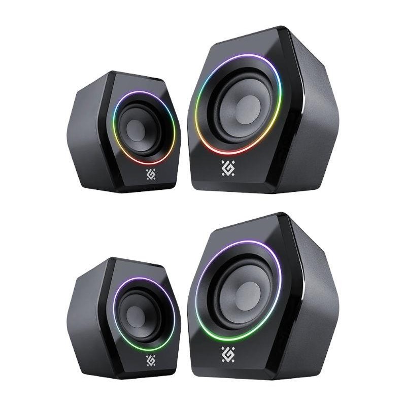 Głośniki Defender SOLAR 9 2.0 10W Bluetooth USB podświetleni… | PartsPC.pl