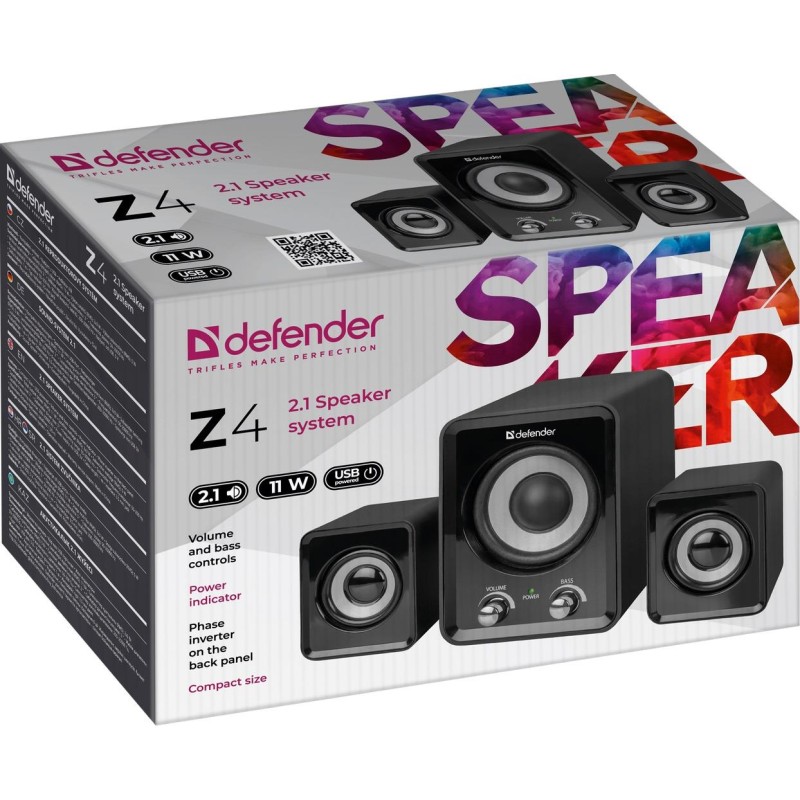 Głośniki Defender Z4 2.1 11W USB | PartsPC.pl