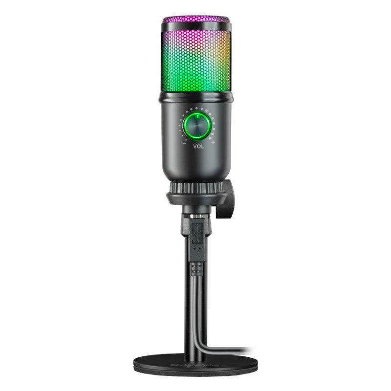 Mikrofon przewodowy Defender GLOW GMC 400 ze statywem STREAM… | PartsPC.pl