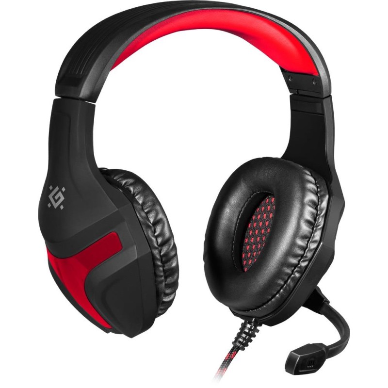 Słuchawki z mikrofonem Defender SCRAPPER 500 Gaming czerwono… | PartsPC.pl