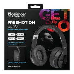 Słuchawki z mikrofonem Defender FREEMOTION B540 bezprzewodow… | PartsPC.pl