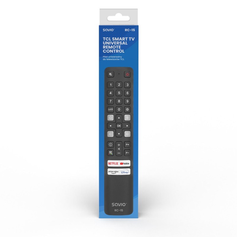 Pilot uniwersalny/zamiennik do TV TCL, Smart TV, RC-15 | PartsPC.pl