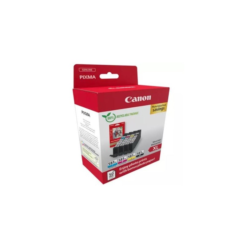 Multipack CLI-581XL BK/C/M/Y Photo Value 2052C006 | PartsPC.pl