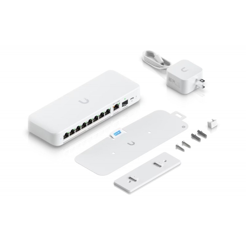 Przełącznik zarządzalny UniFi Switch Flex USW-Flex-2.5G-8 | PartsPC.pl