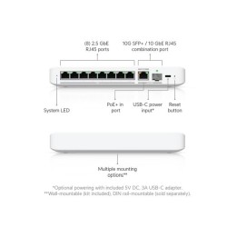 Przełącznik zarządzalny UniFi Switch Flex USW-Flex-2.5G-8 | PartsPC.pl