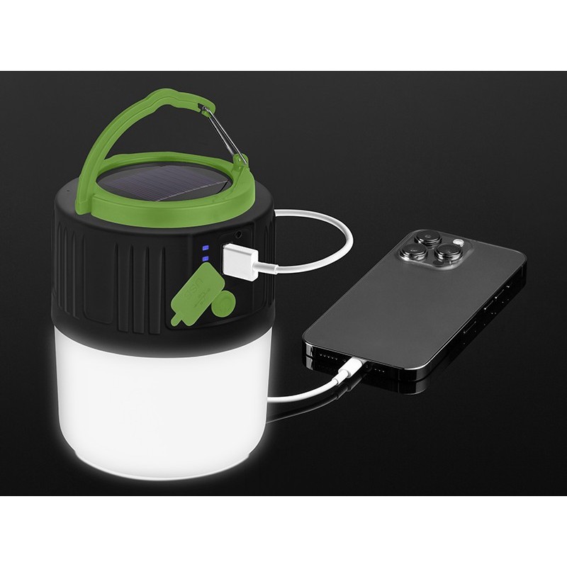 Solarna lampa kempingowa z funkcją powerbank Power | PartsPC.pl